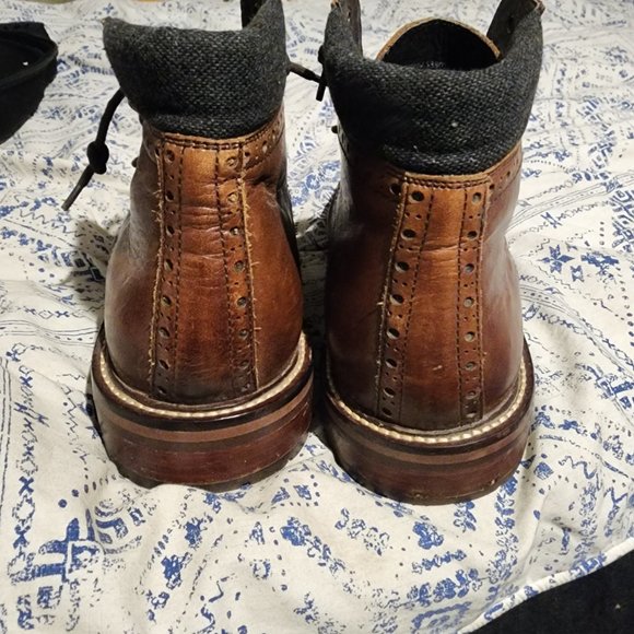Warfield and Grand brown leather hukka boots 11M main image 5